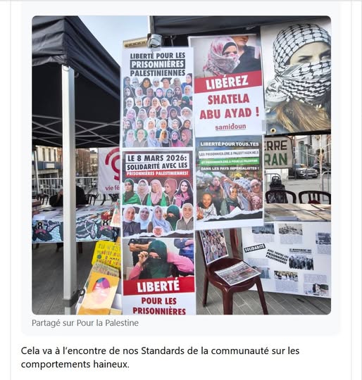 Censure : META a supprimé cette photo sur notre page FB