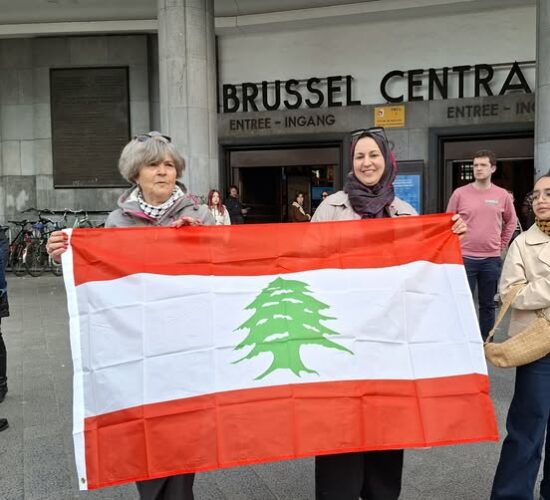 Manifestation à Bruxelles en soutien au Liban, à la Palestine et à l'Iran contre l’agression américano-sioniste