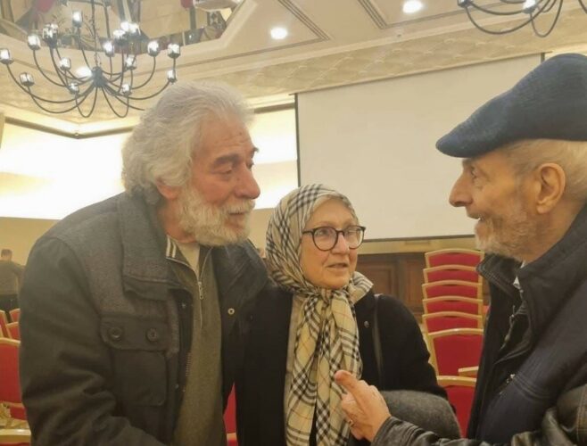 Maha Abou Khalil, en compagnie de Georges Abdallah