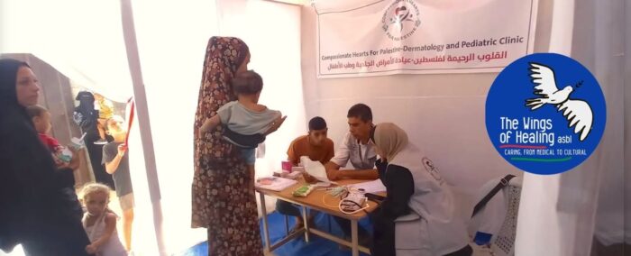 The Wings of Healing, projet lancé par Delphine Noels et le docteur Ahmed Moghrabi