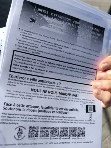 Flyer: les sanctions administratives ne peuvent pas être utilisées comme instrument de répression politique&nbsp;!