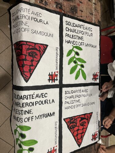 Merci aux camarades de Secours Rouge pour le soutien
